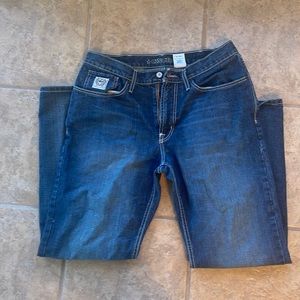 Men’s cinch jeans. White label